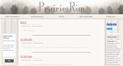 Desktop Screenshot of prairierim.com